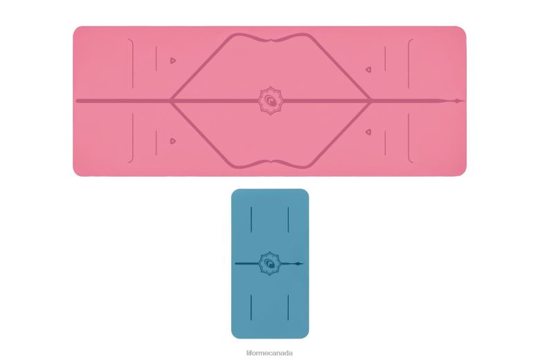 Liforme Yoga Mat and Yoga Pad Bundle Classic Yoga Mats 6XP8P63