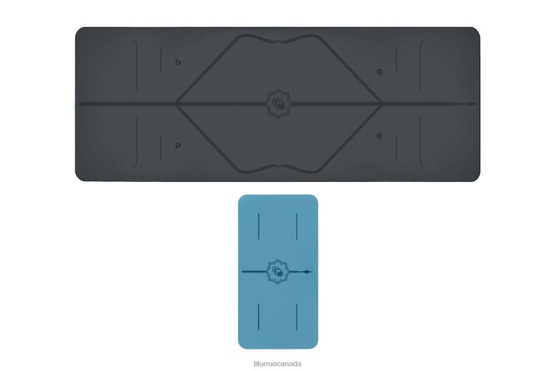 Liforme Yoga Mat and Yoga Pad Bundle Classic Yoga Mats 6XP8P63