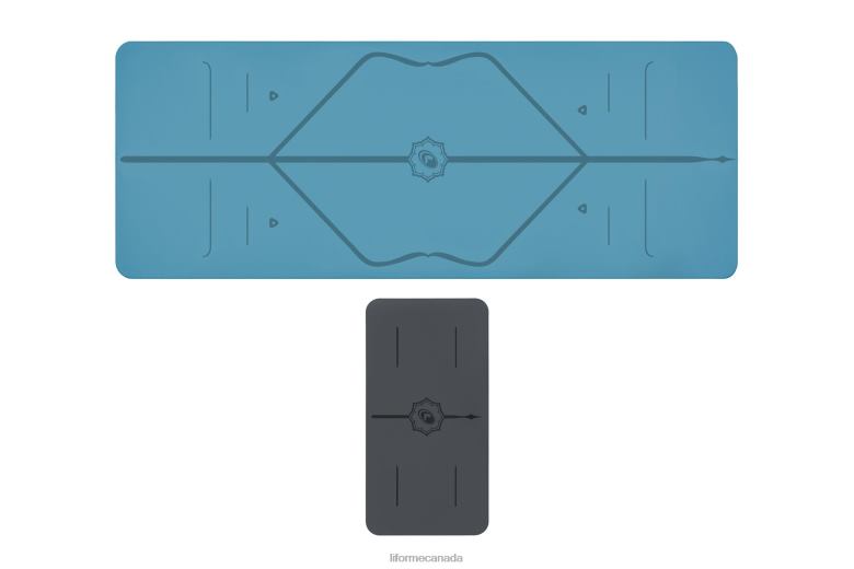 Liforme Yoga Mat and Yoga Pad Bundle Classic Yoga Mats 6XP8P63