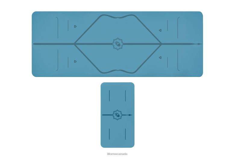 Liforme Yoga Mat and Yoga Pad Bundle Classic Yoga Mats 6XP8P63